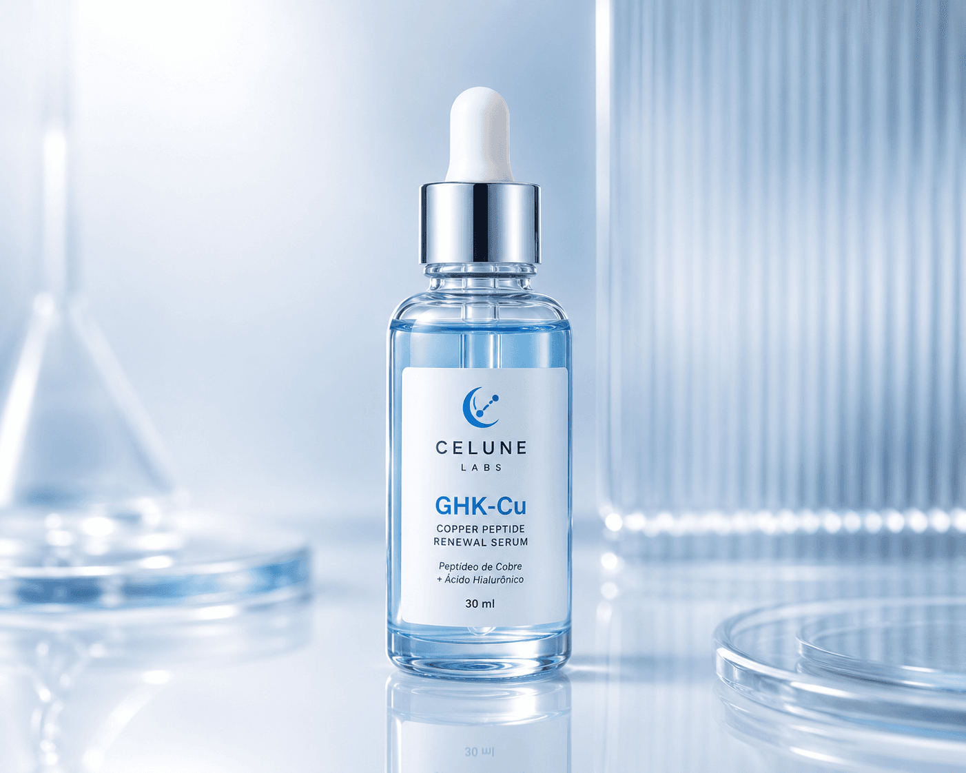 Frasco CELUNE LABS GHK-Cu Copper Peptide Renewal Serum